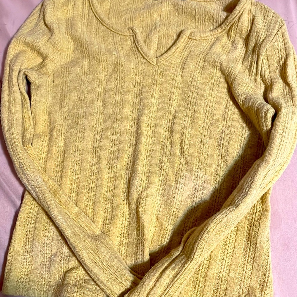 Yellow Crop Top